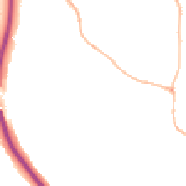 Night-time road noise heatmap for S18 1QD
