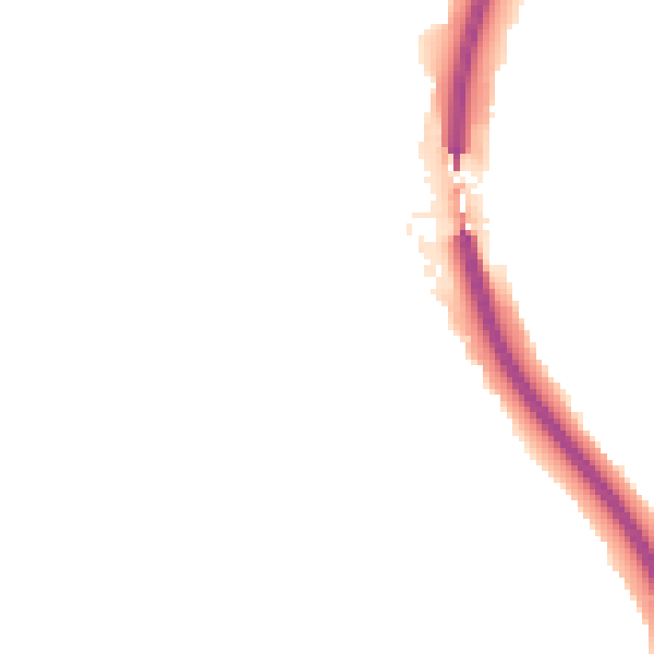 Night-time road noise heatmap for S18 1QN