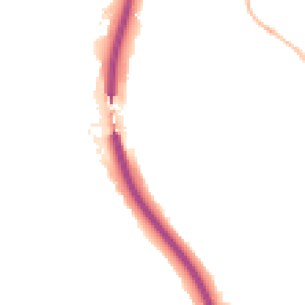 Night-time road noise heatmap for S18 1RH