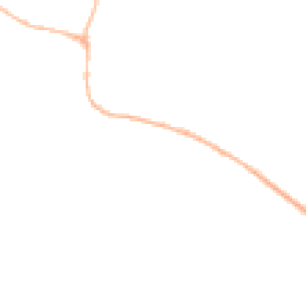 Night-time road noise heatmap for S18 1XX