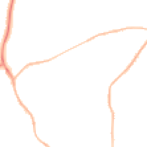 Night-time road noise heatmap for S18 2HD