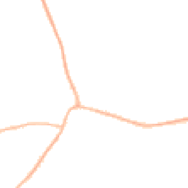 Night-time road noise heatmap for S18 3AE