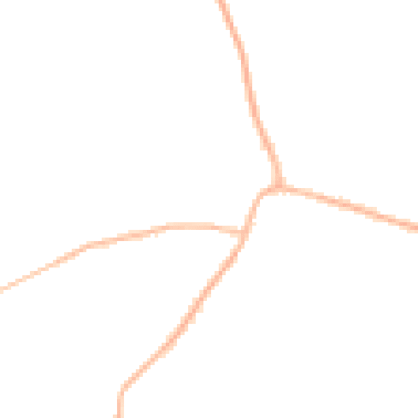 Night-time road noise heatmap for S18 3DE