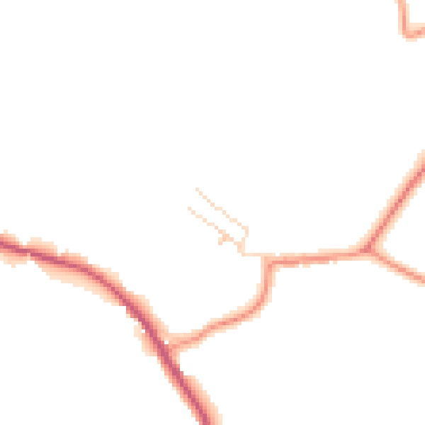 Daytime road noise heatmap for S18 4AJ