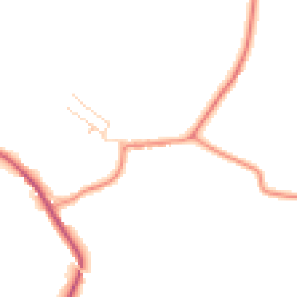 Daytime road noise heatmap for S18 4AL