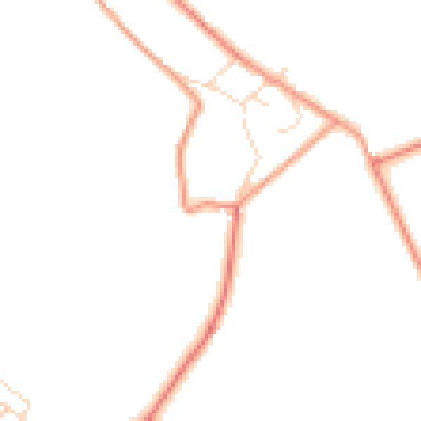 Daytime road noise heatmap for S18 4BG