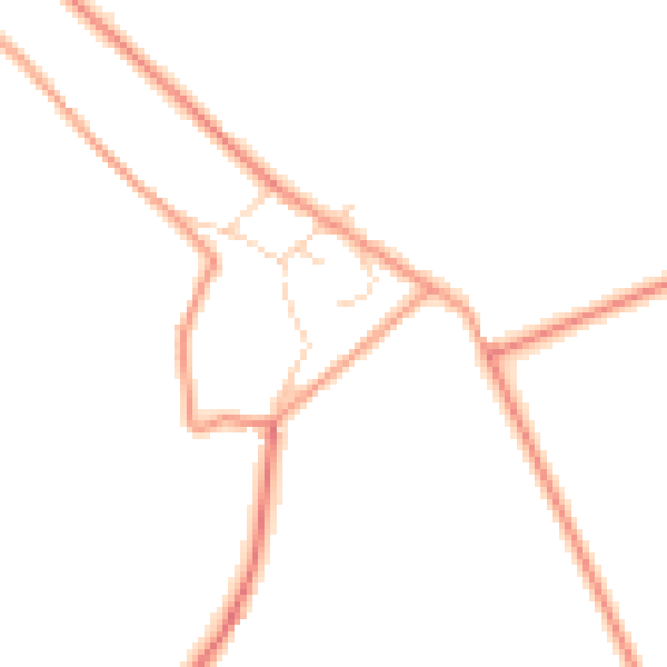 Daytime road noise heatmap for S18 4BJ