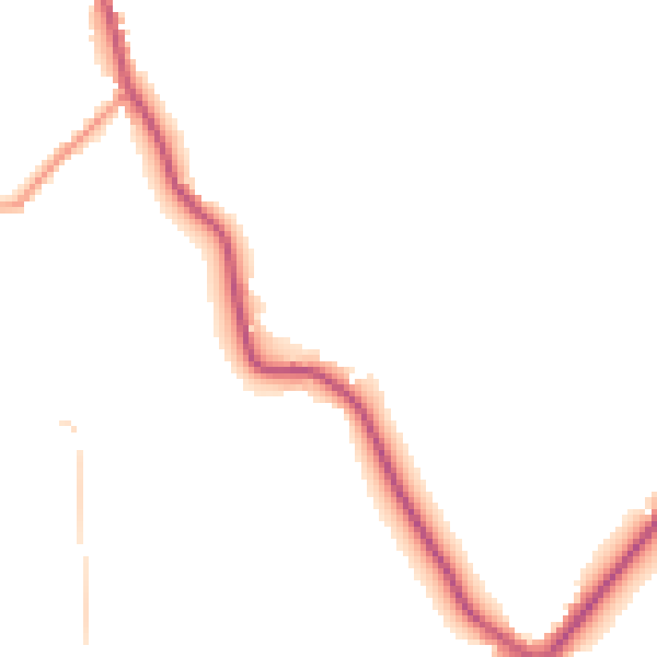 Daytime road noise heatmap for S18 7TB