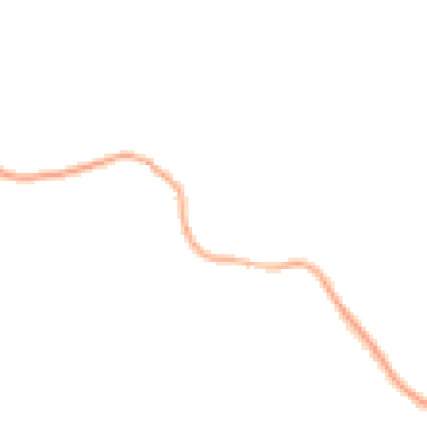Night-time road noise heatmap for S18 7TL