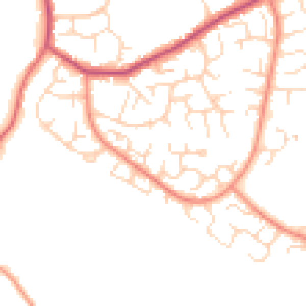 Daytime road noise heatmap for S18 8QU