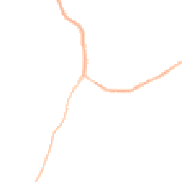 Night-time road noise heatmap for S18 8XH