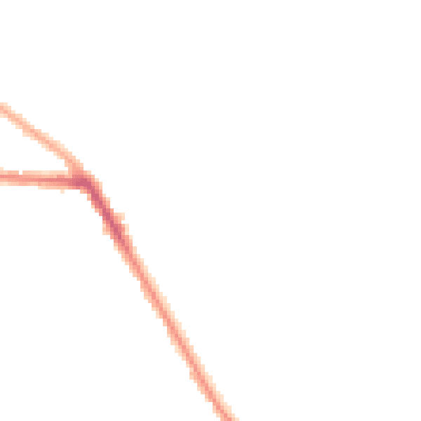 Night-time road noise heatmap for S2 1AD