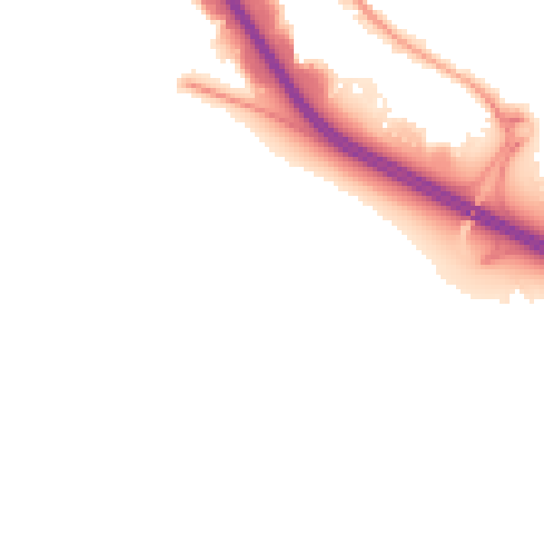 Night-time road noise heatmap for S2 1AF