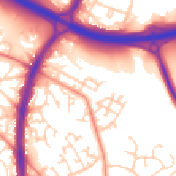 Daytime road noise heatmap for S2 1AH