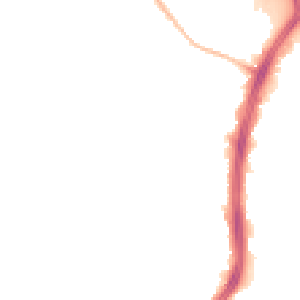 Night-time road noise heatmap for S2 1AJ
