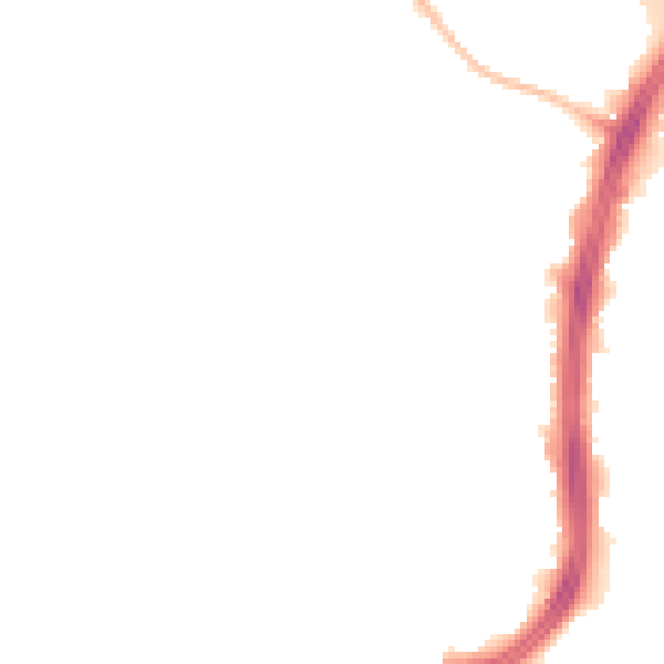 Night-time road noise heatmap for S2 1AL