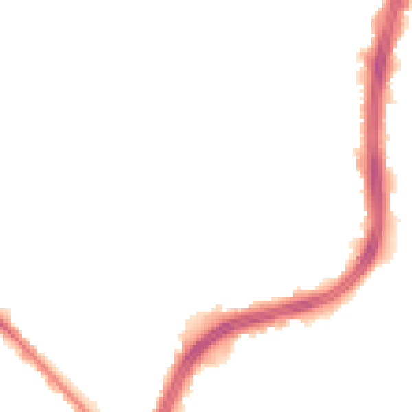 Night-time road noise heatmap for S2 1BY