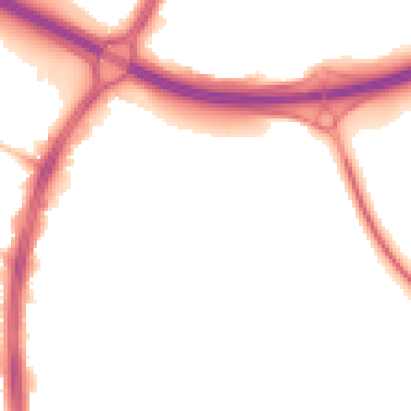 Night-time road noise heatmap for S2 1DF