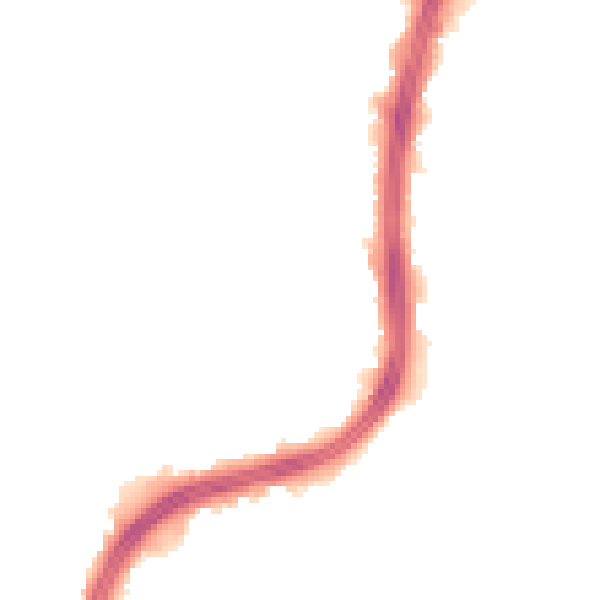 Night-time road noise heatmap for S2 1NX