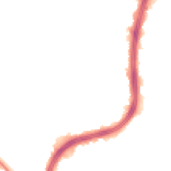 Night-time road noise heatmap for S2 1PA