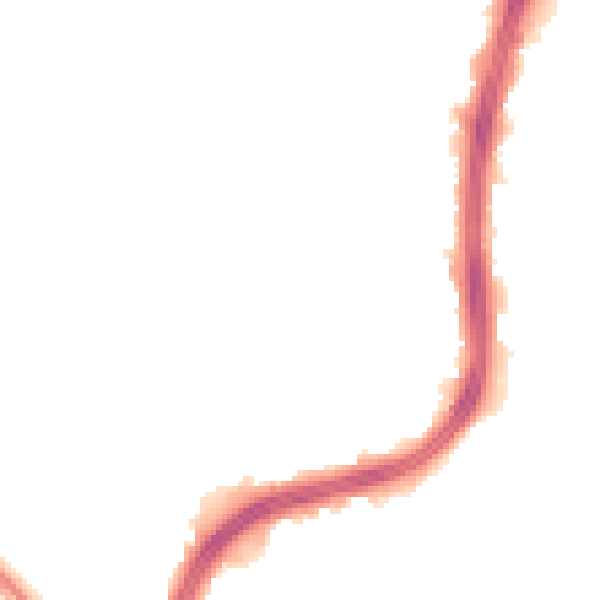 Night-time road noise heatmap for S2 1PL