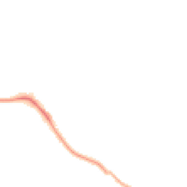 Night-time road noise heatmap for S2 2BE