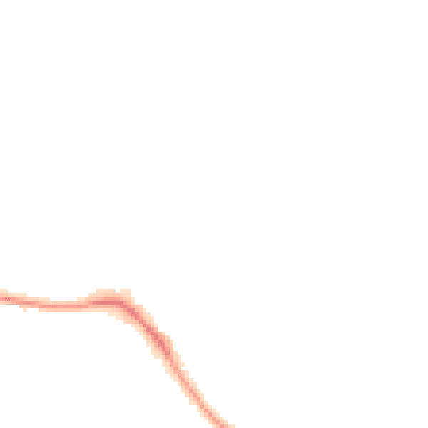 Night-time road noise heatmap for S2 2GE