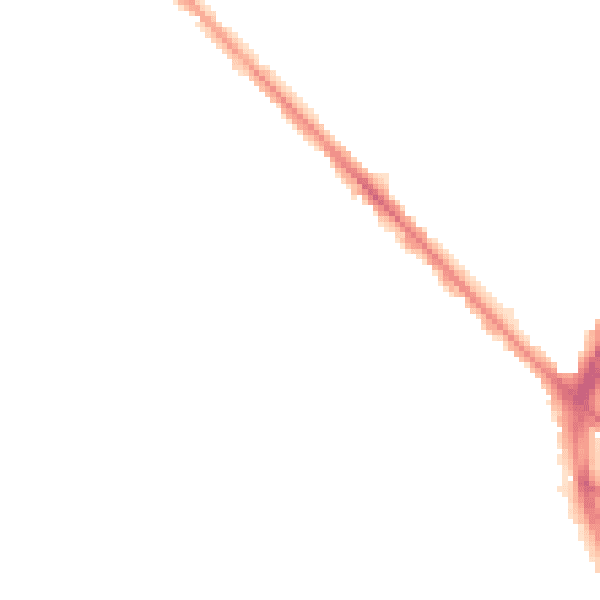 Night-time road noise heatmap for S2 2JH