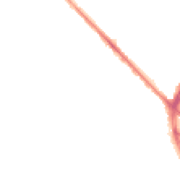 Night-time road noise heatmap for S2 2JL