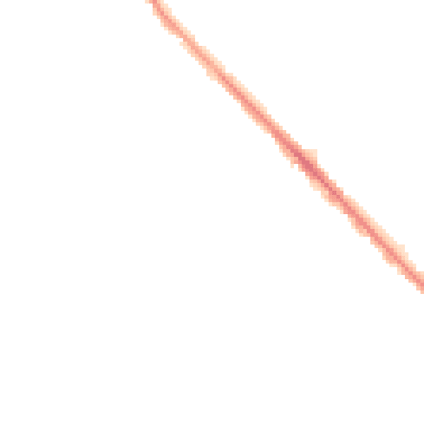 Night-time road noise heatmap for S2 2JT