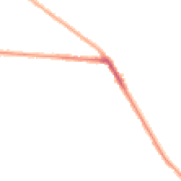 Night-time road noise heatmap for S2 2RF