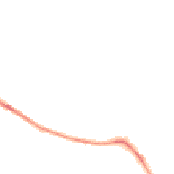 Night-time road noise heatmap for S2 3BQ