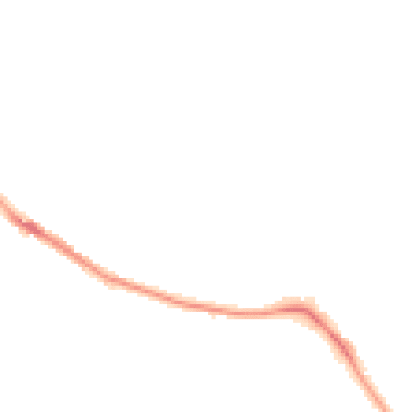Night-time road noise heatmap for S2 3BS