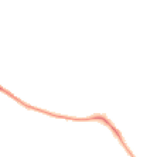 Night-time road noise heatmap for S2 3LE