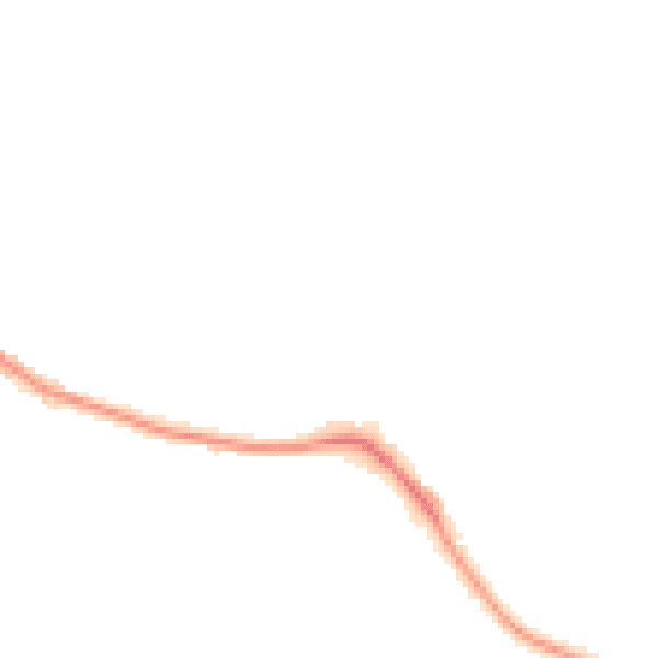 Night-time road noise heatmap for S2 3LL