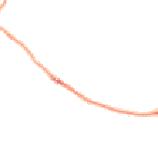 Night-time road noise heatmap for S2 3NE