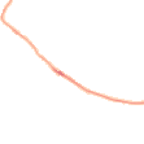 Night-time road noise heatmap for S2 3NL