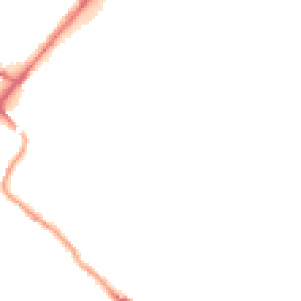 Night-time road noise heatmap for S2 3PP