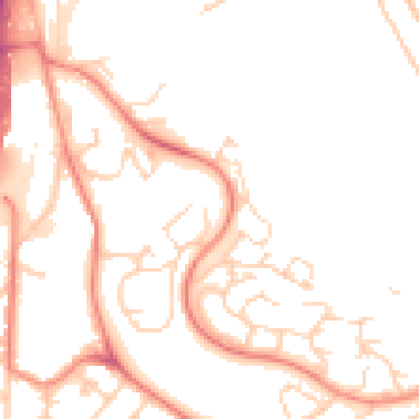 Daytime road noise heatmap for S2 3RE