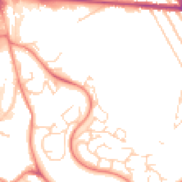 Daytime road noise heatmap for S2 3RL