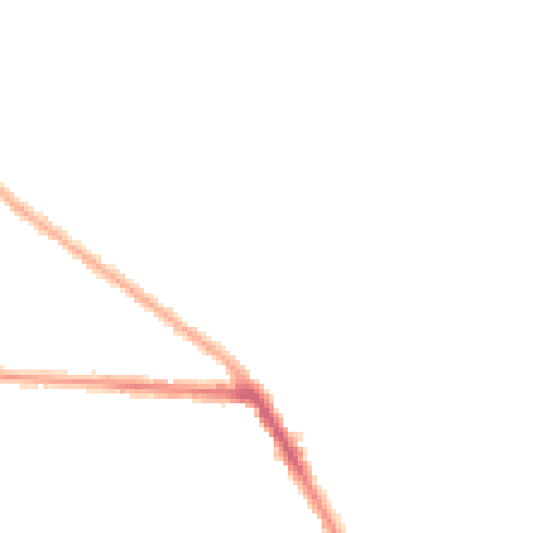 Night-time road noise heatmap for S2 5DQ