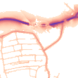 Daytime road noise heatmap for S20 1AE