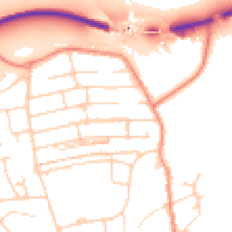 Daytime road noise heatmap for S20 1AW