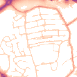 Daytime road noise heatmap for S20 1BA