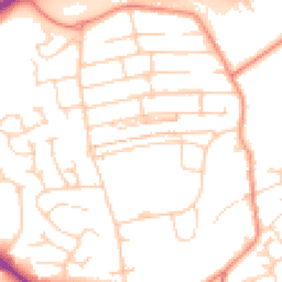 Daytime road noise heatmap for S20 1BQ