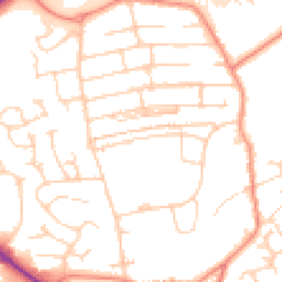 Daytime road noise heatmap for S20 1BR