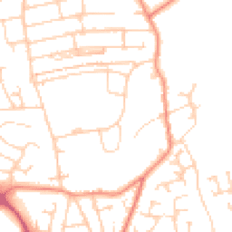 Daytime road noise heatmap for S20 1BX