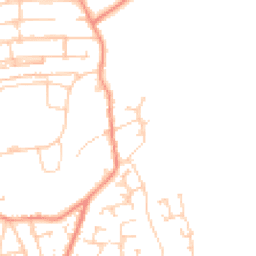 Daytime road noise heatmap for S20 1DN