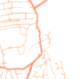 Daytime road noise heatmap for S20 1EE