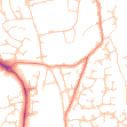 Daytime road noise heatmap for S20 1EP